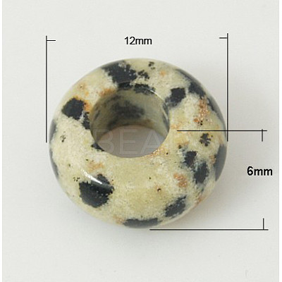 Gemstone European Beads SPDL-H005-1-1