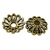 Tibetan Style Fancy Bead Caps TIBE-LF1413YKG-AG-FF-1