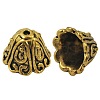 Tibetan Style Alloy Bead Caps TIBEB-EA9700YKG-AG-FF-1