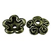 Tibetan Style Alloy Bead Caps TIBEB-LF0202YKG-AB-LF-1
