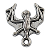 Halloween Jewelry Tibetan Style Alloy Pendants TIBEP-3213-AS-LF-1