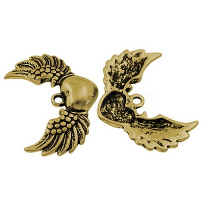 Tibetan Style Alloy Pendants TIBEB-EA11896YKG-AG-LF-1