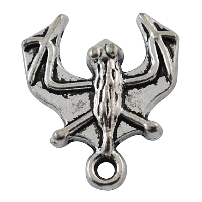 Halloween Jewelry Tibetan Style Alloy Pendants TIBEP-3213-AS-LF-1