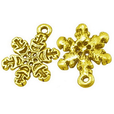 Tibetan Style Alloy Pendants TIBEP-EA115YKG-AG-LF-1