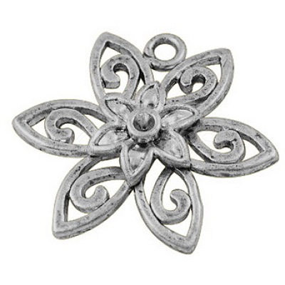 Tibetan Style Alloy Pendants TIBEP-EBB088YKG-AS-FF-1