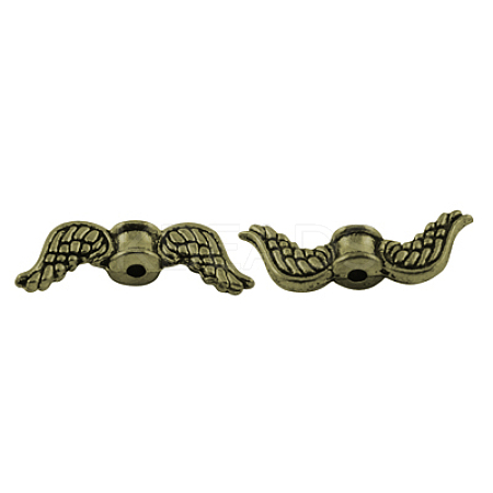Tibetan Style Alloy Beads TIBEB-6139-AB-LF-1