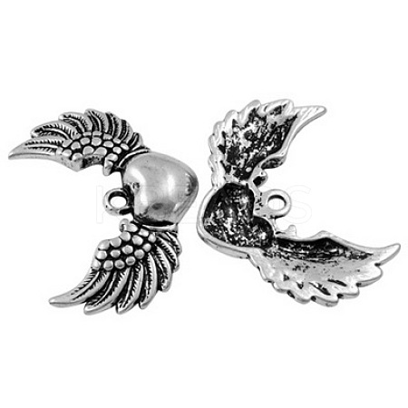 Tibetan Style Alloy Pendants TIBEB-EA11896YKG-AS-LF-1