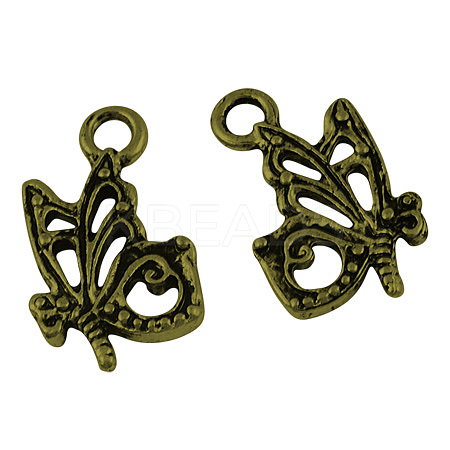 Tibetan Style Alloy Pendants TIBEP-A100603-AB-LF-1