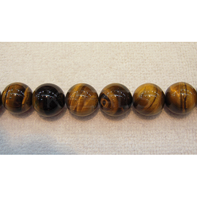 Round Tiger Eye Beads Strands Z0RQT014-1