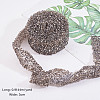 Glitter Resin Hotfix Rhinestone(Hot Melt Adhesive On The Back) OCOR-WH0052-01E-4