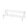 2-Tier Acrylic Organizer Display Riser Rack ODIS-WH0070-11B-02-1