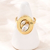 304 Stainless Steel Cuff Rings for Women LS-RJEW-S639-05G-2