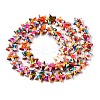 Spray Painted Synthetic Turquoise Beads Strands LS-UNKW-T001-11D-2