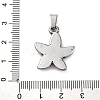 304 Stainless Steel Pendants STAS-E463-13P-3