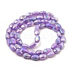 Imitation Jade Glass Beads Strands GLAA-P058-06A-08-2