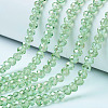 Electroplate Glass Beads Strands EGLA-A034-T2mm-B17-1