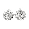 Brass Micro Pave Clear Cubic Zirconia Charms KK-H460-28P-1