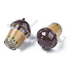 Imitation Bubble Tea Resin Pendants RESI-S401-01B-3