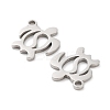 316 Surgical Stainless Steel Charms STAS-Q314-25P-2