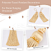 Polyester Tassel Pendant Decorations DIY-WH0542-06A-4