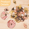 42Pcs 6 Colors Alloy Lobster Claw Clasps FIND-CA0009-84-4