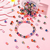 Two Tone Transparent Spray Painted Acrylic Beads ACRP-PA0001-01A-5