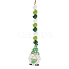 Saint Patrick's Day Wood Gnome Pendant Decoration LS-HJEW-G023-01C-1