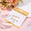20Pcs Brass Lotus Beads KK-BBC0015-59-6