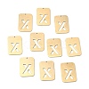 Ion Plating(IP) 304 Stainless Steel Pendants STAS-K216-49X-G-2