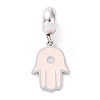 304 Stainless Steel European Dangle Charms STAS-I177-24A-P-1