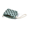 Big Polka Dot Corduroy Clutch Bags AJEW-N003-27-3