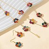 Flower Alloy & Acrylic Jewelry Set FS-WG36751-01-1