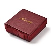 Square & Word Jewelry Cardboard Jewelry Boxes CBOX-C015-01C-01-1