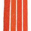 Opaque Solid Color Imitation Jade Glass Beads Strands LS-EGLA-A044-P2mm-D03-2