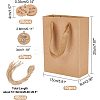 Rectangle Kraft Paper Bags with Handle CARB-NB0001-05-2