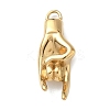 304 Stainless Steel Pendants Ion Plating(IP) STAS-P423-07G-1