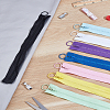 8Pcs 8 Colors Nylon and Resin Closed-end Zipper FIND-LP0007-42B-1
