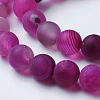 Natural Grade A Striped Agate/Banded Agate Beads Strands G-E478-01-6mm-3