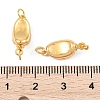SHEGRACE Brass Box Clasps XGR0092G-166G-3