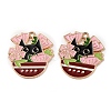 Alloy Enamel Pendants ENAM-CJC0006-83C-2