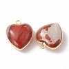 Natural Red Jasper Pendants G-C005-01G-18-2