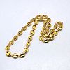 Fashionable 304 Stainless Steel Coffee Bean Chain Necklaces LS-NJEW-I008-33A-1