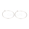 316L Surgical Stainless Steel Hoop Earring Findings STAS-G229-07P-05-1
