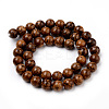 Natural Elephant Skin Jasper/Miriam Stone/Calligraphy Stone Beads Strands G-Q462-54-8mm-3