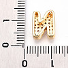Brass Micro Pave Cubic Zirconia Charms KK-N254-217G-N-3