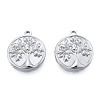 Non-Tarnish 304 Stainless Steel Pendants STAS-N098-210P-3
