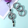 5Pcs Ring Food Grade Eco-Friendly Silicone Beads JX893C-7