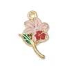 Alloy Enamel Pendants PALLOY-V003-01G-03-1