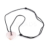 Natural Mixed Stone Pendant Necklaces NJEW-K268-01-3