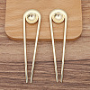 Alloy Hair Forks Findings PW-WG9C59D-04-1